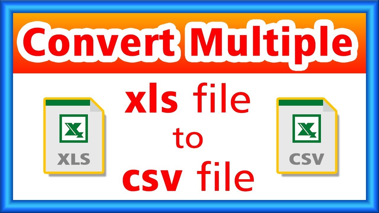 convert file to csv format